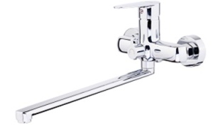 Смеситель д/ванны ZOLLEN GERA рыч. катр. 35мм, изл.350мм