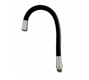 Излив д/кухни 49,5см гибкий Чёрный 1 реж.