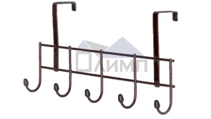 Вешалка надверная 5крючков из прутка Олимп