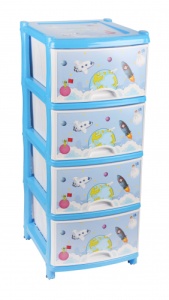 Комод 4-х секционный для мальчиков