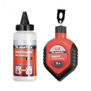 Шнур разметочный (шнур+порошок красный)