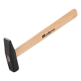 Молоток  400гр дерев. ручка квадрат. боек Сибртех