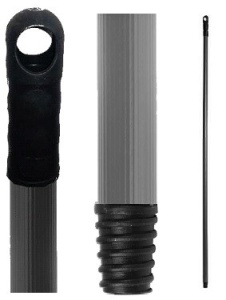 Черенок для щеток металло-пластик 120 см Bali антрацит 1/25