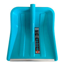 Лопата пластм ФОБОС 405х415мм накладка БЕЗ ЧЕРЕНКА