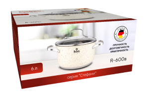 Кастрюля нержавеющая сталь 2,6л RASHEL Стефани 18х10,5см 1/8