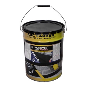 Мастика Farbitex битумно-гидроизоляционная 17 кг для фундамента