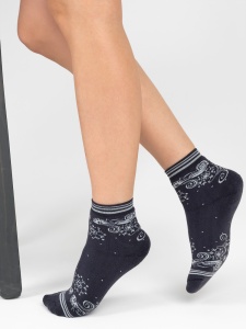 Носки жен. плюш КВ С 679 1/30 р.23-25 (ЧЗ)