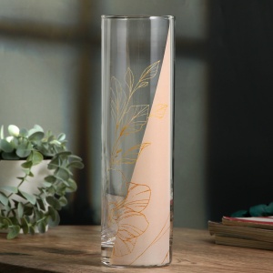 Ваза стекло для цветов настольная АМЕЛИЯ 27 см 1/12