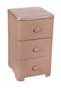 Комод 3-х секционный Плетенка