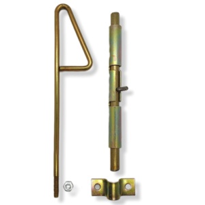 Задвижка дверная Стандарт ЗД 09 круг.ригель под сварку УЗК