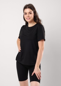 Футболка жен. CLE LF25-100 Грей р.48 (ЧЗ)