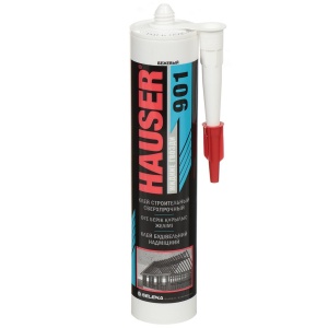 Клей жидкие гвозди строительный сверхпрочный бежевый 260мл Хаузер (12)