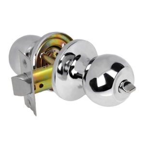 Ручка-защ. кнопка ЧИБИС фикс 3067 хром