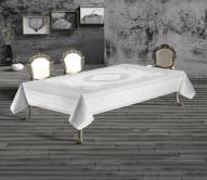 Скатерть DO&CO c гипюром 160x220 