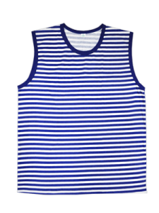 Майка муж. Тельняшка шир.плечо 1-19 р.58/176 (ЧЗ)