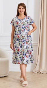 Халат жен. на молнии Олим р.50 (ЧЗ)