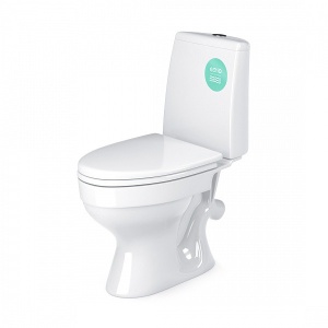 Унитаз-компакт HOME de luxe сид., ниж. подв, кнопка