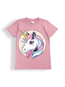 Футболка дев. BK0002D рост 110  (ЧЗ)