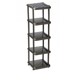 Полка в прихожую Малая 5секций М-Пластика