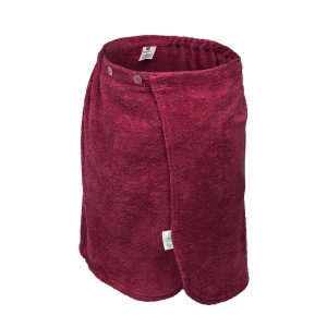 Махровая накидка для мужчин, для бани и сауны,  140х60см "Банные штучки"/6