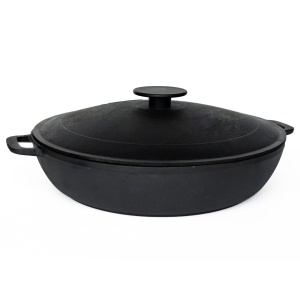 Жаровня чугунная 36 см с крышкой ТМ Гардарика 1/2