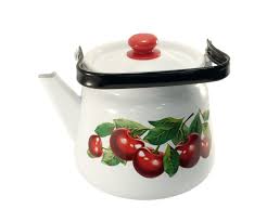 Чайник эмалированный 3,5л с рисунком 1/4