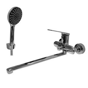 Смеситель д/ванны МЕГАБРИЗ КС-330-026 рыч., изл. 35см, длин. 