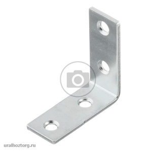 Уголок мебельный 40х40х16мм, цинк