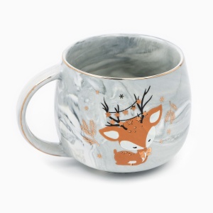 Кружка керамика 350мл Оленёнок 1/48