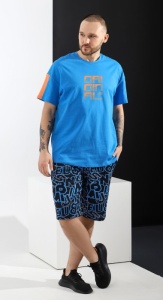 Костюм муж. (футб+шорты)  Вершина-4 р.48 (ЧЗ)