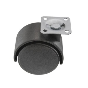 Опора колесная 50мм с пятой черная ЧИБИС