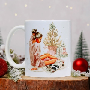 Кружка керамика 320мл Нежность 1/48