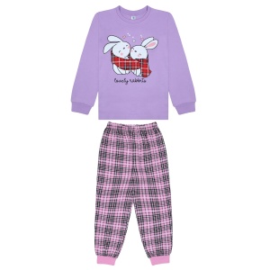 Пижама дев. BK1744PJ рост 134 (ЧЗ)