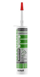 Герметик силикон нейтральный универсальный белый 280мл СИЛМАК МАСТЕР  (24)