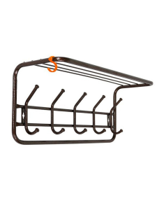 Вешалка настенная 5 крючков с полкой 560х200х240мм Олимп