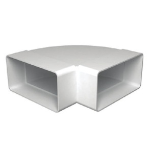 Отвод прямоугольный Д-60х120х90гр. горизонтальный