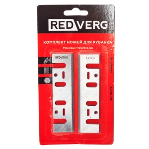 Ножи для рубанка RedVerg 110х2,9 быстрореж сталь 2шт