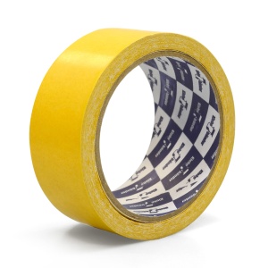 Лента двусторонняя на тканевой основе 38мм*10м STAR инд.уп. ч/б эт.(48)