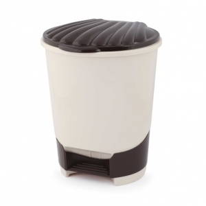 Контейнер для мусора с педалью 10л Башпласт