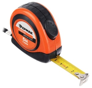 Рулетка 5мх19мм обрез корпус ЕРМАК