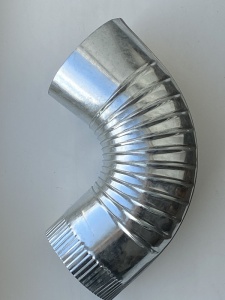 Колено промежуточное оцинкованное 45гр. д.140 