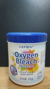 Средство чистящее отбеливатель 1кг кислородный Whitecat Oxygen Baimao (6)