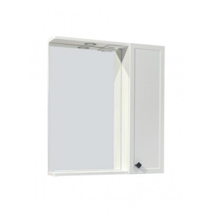 Шкаф зерк навесной 75 Римини прав, белый