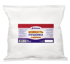 Известь пушонка садовая 5кг  (К-3шт)