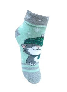 Носки детские уни. плюш с419 1/20 р.12-14 Ор. (ЧЗ)