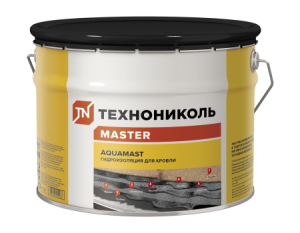 Мастика резино-битумная Аквамаст 3кг кровля к-4 шт