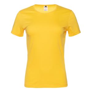 Футболка жен. STAN желтый круг.выр. р.XS(42),160 арт.02W (ЧЗ)