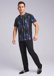 Футболка муж. спорт CLE MF540231 р.52 (ЧЗ)