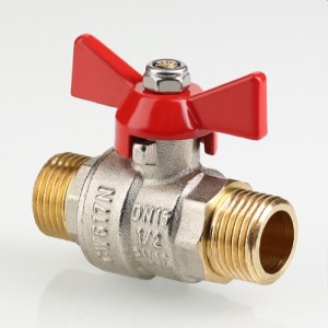 Кран шаровый ВАЛТЕК 3/4 бабочка НР-НР  