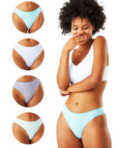 Трусы жен. Танга цвет. 66012 р.M (ЧЗ)